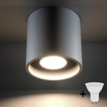 Brilagi -  LED akcentinis šviestuvas FRIDA 1xGU10/7W/230V pilka