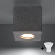 Brilagi -  LED akcentinis šviestuvas MURO 1xGU10/7W/230V betonas