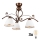 Brilagi - LED Ant pagrindo montuojamas sietynas ANTICO 3xE27/60W/230V bronzinė patina