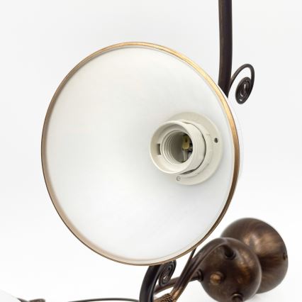 Brilagi - LED Ant pagrindo montuojamas sietynas ANTICO 3xE27/60W/230V bronzinė patina