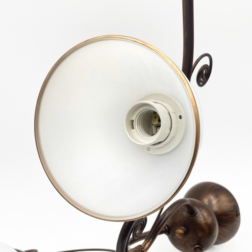 Brilagi - LED Ant pagrindo montuojamas sietynas ANTICO 3xE27/60W/230V bronzinė patina