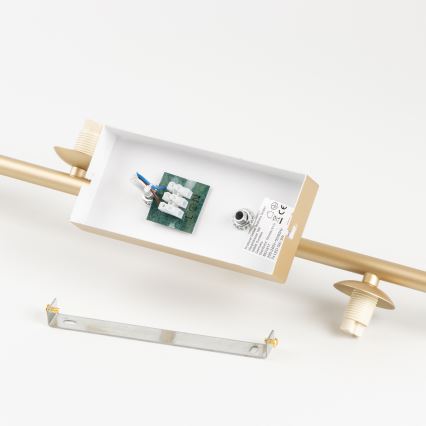 Brilagi - LED Ant pagrindo montuojamas sietynas MILLA 4xG9/3W/230V auksas/balta