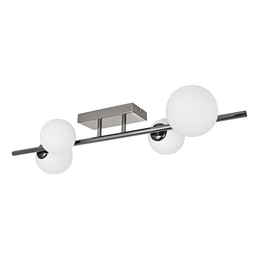 Brilagi - LED Ant pagrindo montuojamas sietynas MILLA 4xG9/3W/230V blizgus chromas/balta