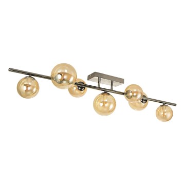 Brilagi - LED Ant pagrindo montuojamas sietynas MILLA 7xG9/3W/230V blizgus chromas/auksas