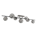 Brilagi - LED Ant pagrindo montuojamas sietynas MILLA 7xG9/3W/230V blizgus chromas/dūminis