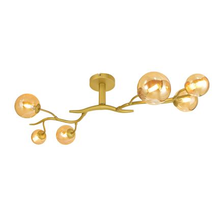 Brilagi - LED Ant pagrindo montuojamas sietynas MISTEL 6xG9/3W/230V auksas