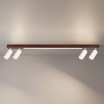 BRILAGI - LED Bodové svítidlo SELE 4xGU10/30W/230V + LED/25W balta/vyšnių dekoras