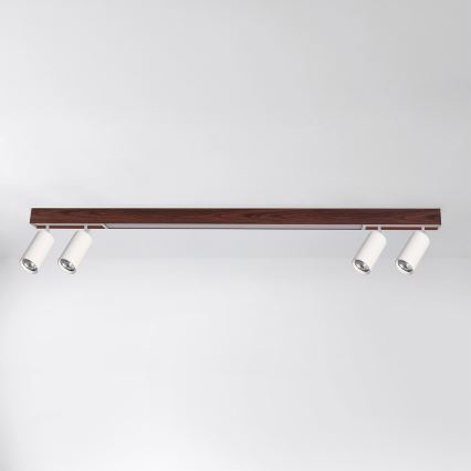 BRILAGI - LED Bodové svítidlo SELE 4xGU10/30W/230V + LED/25W balta/vyšnių dekoras
