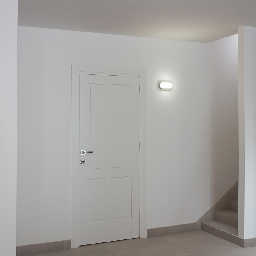 Brilagi - LED Ceiling heavy-duty šviesus SIMA LED/12W/230V IP65 juoda