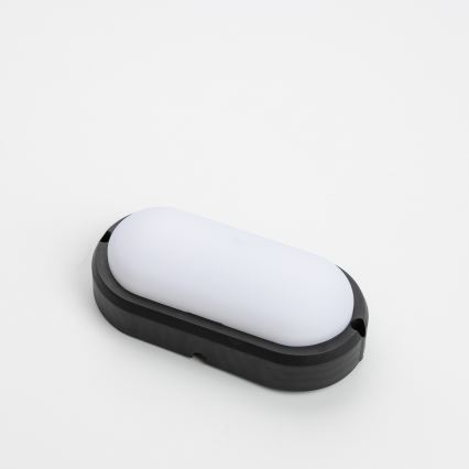 Brilagi - LED Ceiling heavy-duty šviesus SIMA LED/12W/230V IP65 juoda