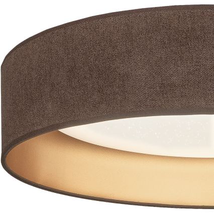 BRILAGI - reguliuojamas LED lubinis šviestuvas VELVET SMARTIX STARS LED/24W/230V 3000-6000K skersmuo 45 cm rudas/auksinis Wi-Fi Tuya Beacon + nuotolinis valdymas