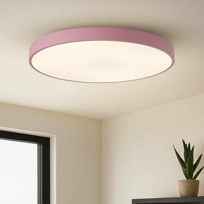 Brilagi - LED reguliuojamas šviestuvas POOL SMART LED/128W/230V skersmuo 100 cm 3000-6000K Wi-Fi Tuya + su nuotoliniu valdymu rožinė