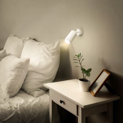 BRILAGI - LED RGBW dimeriuojamas taškinis šviestuvas SELE 1xGU10/4,8W/230V 3000K baltas + nuotolinio valdymo pultas