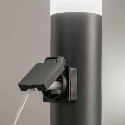 BRILAGI - dimeriuojama lauko LED lempa su elektros lizdu ELIA 1xE27/6W/230V 2700-6500K IP44 Wi-Fi 50 cm antracitas