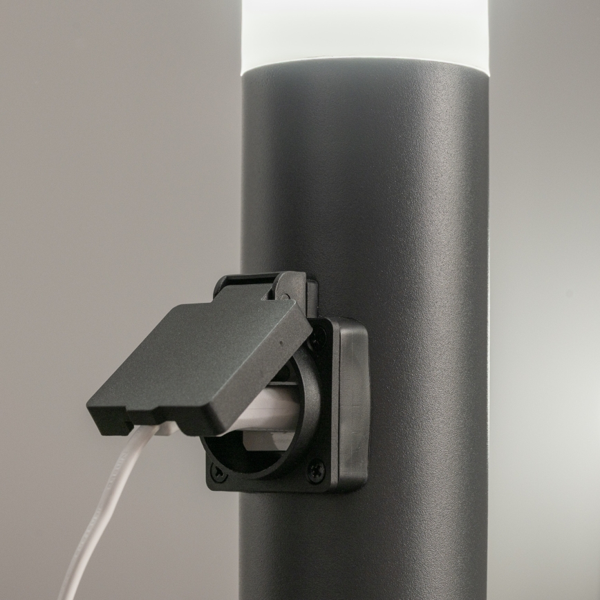 BRILAGI - dimeriuojama lauko LED lempa su elektros lizdu ELIA 1xE27/6W/230V 2700-6500K IP44 Wi-Fi 50 cm antracitas