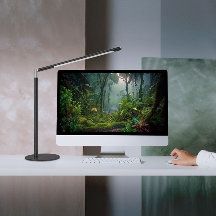 Brilagi - jutiklinė reguliuojama LED stalinė lempa VARIO LED/7W/230V 3000-6500K CRI 96 juoda