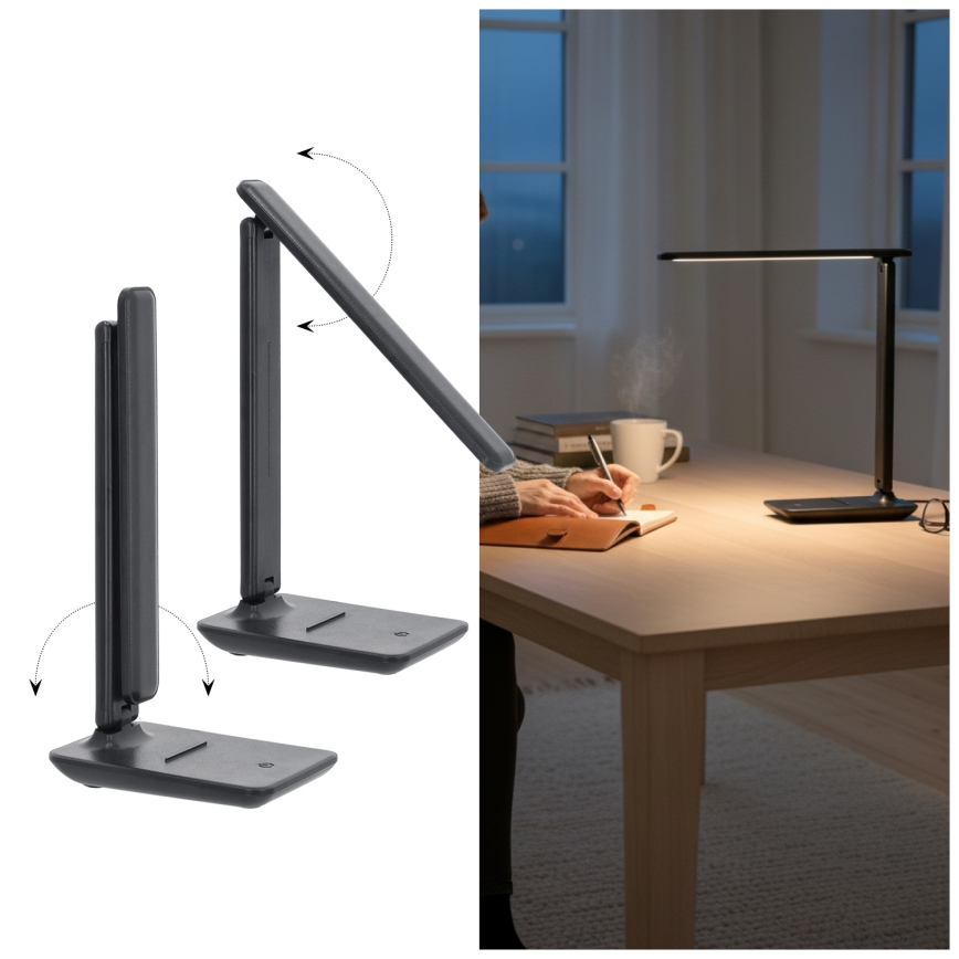 Brilagi -LED dimeriuojama stalinė lempa MODO LED/7W/230V 3000/4000/6500K antracitas