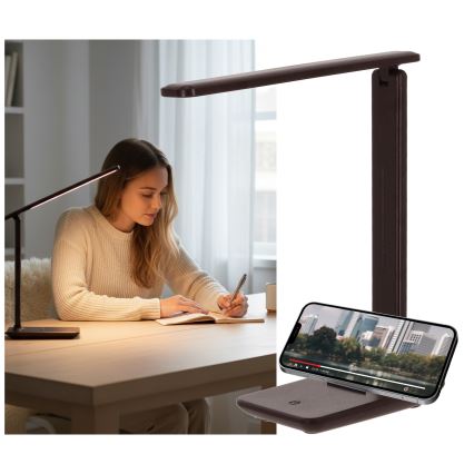 Brilagi - LED reguliuojamas stalinis šviestuvas MODO LED/7W/230V 3000/4000/6500K ruda