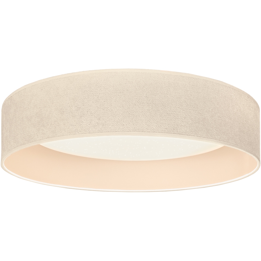 BRILAGI - LED dimeriu reguliuojamas lubų šviestuvas VELVET SMARTIX STARS LED/36W/230V 3000-6000K skersmuo 55 cm kreminė Wi-Fi Tuya Beacon + nuotolinis pultelis