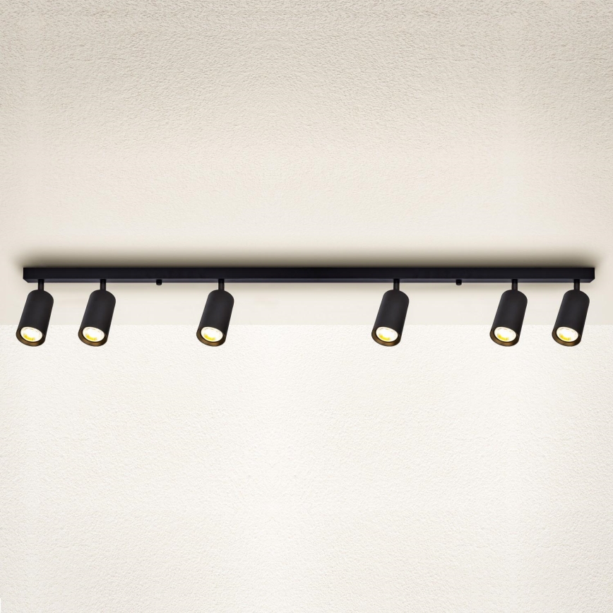 Brilagi - LED dimeriuojamas kryptinis šviestuvas SELE 6xGU10/6,5W/230V 2700-6500K juodas