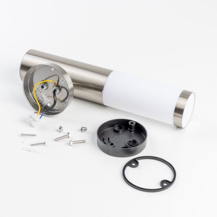 BRILAGI - reguliuojamas LED lauko sieninis šviestuvas ELIA 1xE27/6W/230V 2700-6500K IP44 Wi‑Fi matinis chromas