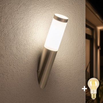 BRILAGI - LED dimeriuojamas lauko sieninis šviestuvas ELIA 1xE27/6W/230V 2700-6500K IP44 matinis chromas