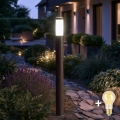 BRILAGI - LED dimeriuojamas lauko šviestuvas ELIA 1xE27/6W/230V 2700-6500K IP44 Wi-Fi 100 cm antracitas