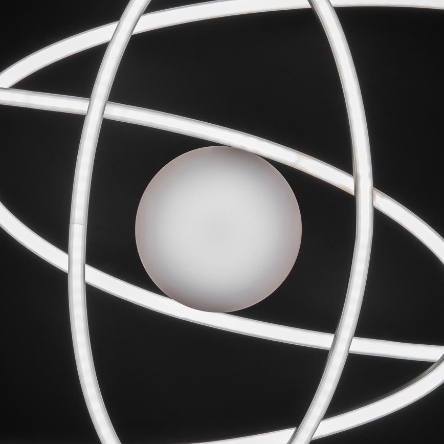 BRILAGI - Dimeriuojamas LED lubų šviestuvas APOLLO LED/58W/230V 3000-6500K 43,2x101,2 cm matinis chromas + nuotolinis valdymas