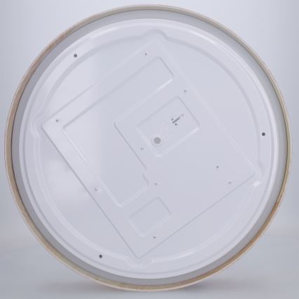Brilagi - LED šviestuvas su reguliuojamu ryškumu COCI LED/48W/230V 3000-6500K skersmuo 39 cm medžio dekoras/juodas + nuotolinis valdymas
