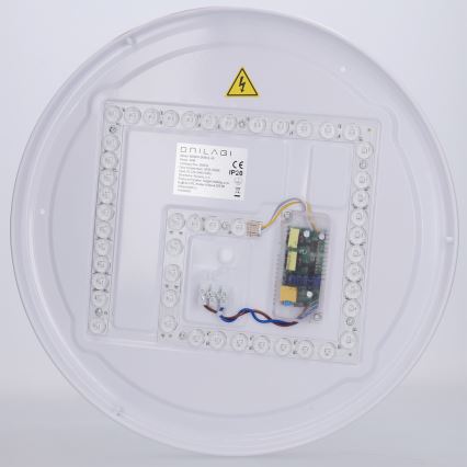 Brilagi - LED šviestuvas su reguliuojamu ryškumu COCI LED/48W/230V 3000-6500K skersmuo 39 cm medžio dekoras/juodas + nuotolinis valdymas