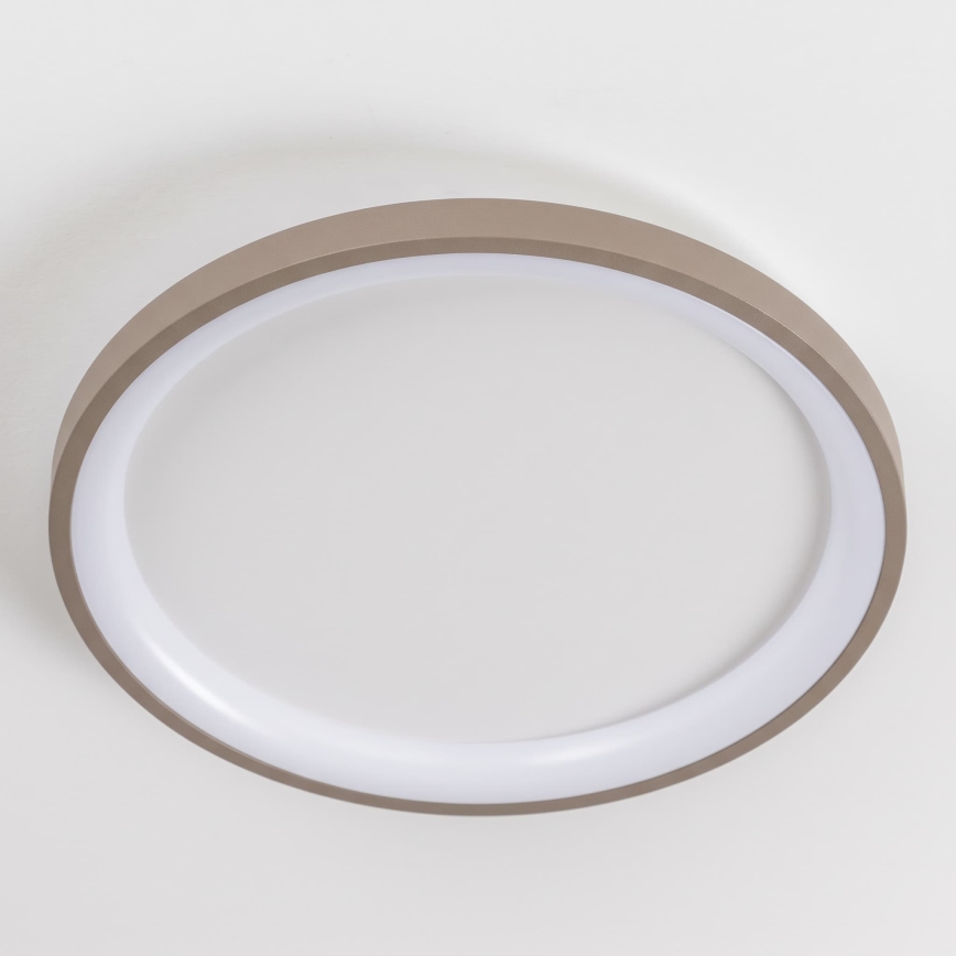 BRILAGI - LED lubinis šviestuvas su reguliuojamu ryškumu FALCON SLIM LED/42W/230V 3000-6500K skersmuo 50 cm balta/bėžinė + nuotolinis valdymas