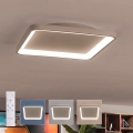 BRILAGI - LED dimeriuojamas lubinis šviestuvas FALCON SLIM LED/50W/230V 3000-6500K 50x50 cm smėlinis + su nuotoliniu pulteliu
