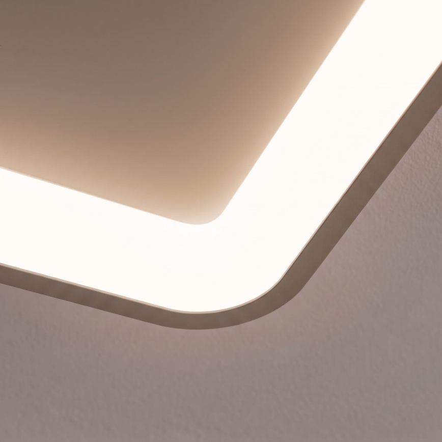 BRILAGI - LED dimeriuojamas lubinis šviestuvas FALCON SLIM LED/50W/230V 3000-6500K 50x50 cm smėlinis + su nuotoliniu pulteliu