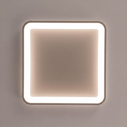 BRILAGI - LED dimeriuojamas lubinis šviestuvas FALCON SLIM LED/50W/230V 3000-6500K 50x50 cm smėlinis + su nuotoliniu pulteliu