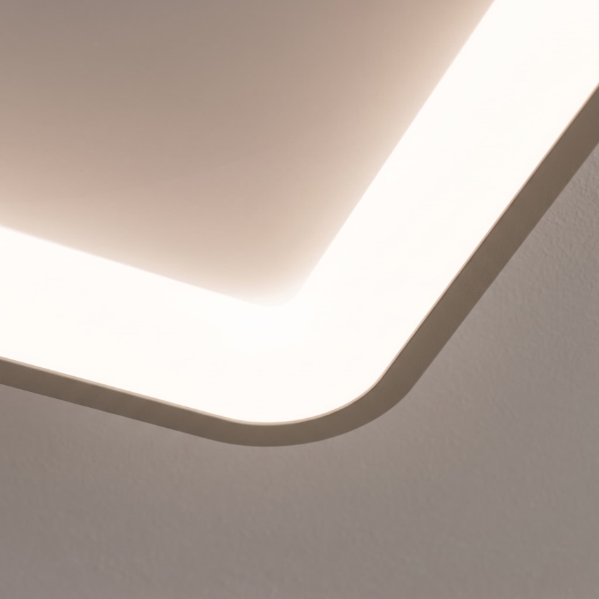 BRILAGI - LED Reguliuojamas lubinis šviestuvas FALCON SLIM LED/50W/230V 3000-6500K 50x50 cm baltas/smėlinis + nuotolinis valdymas