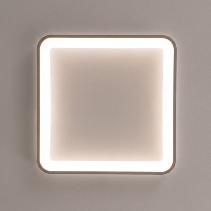 BRILAGI - LED Reguliuojamas lubinis šviestuvas FALCON SLIM LED/50W/230V 3000-6500K 50x50 cm baltas/smėlinis + nuotolinis valdymas