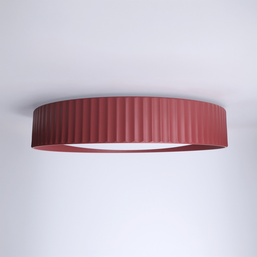 Brilagi - reguliuojamas LED lubų šviestuvas LUCIA LED/48W/230V 3000-6500K skersmuo 41 cm raudonas + nuotolinis valdymas