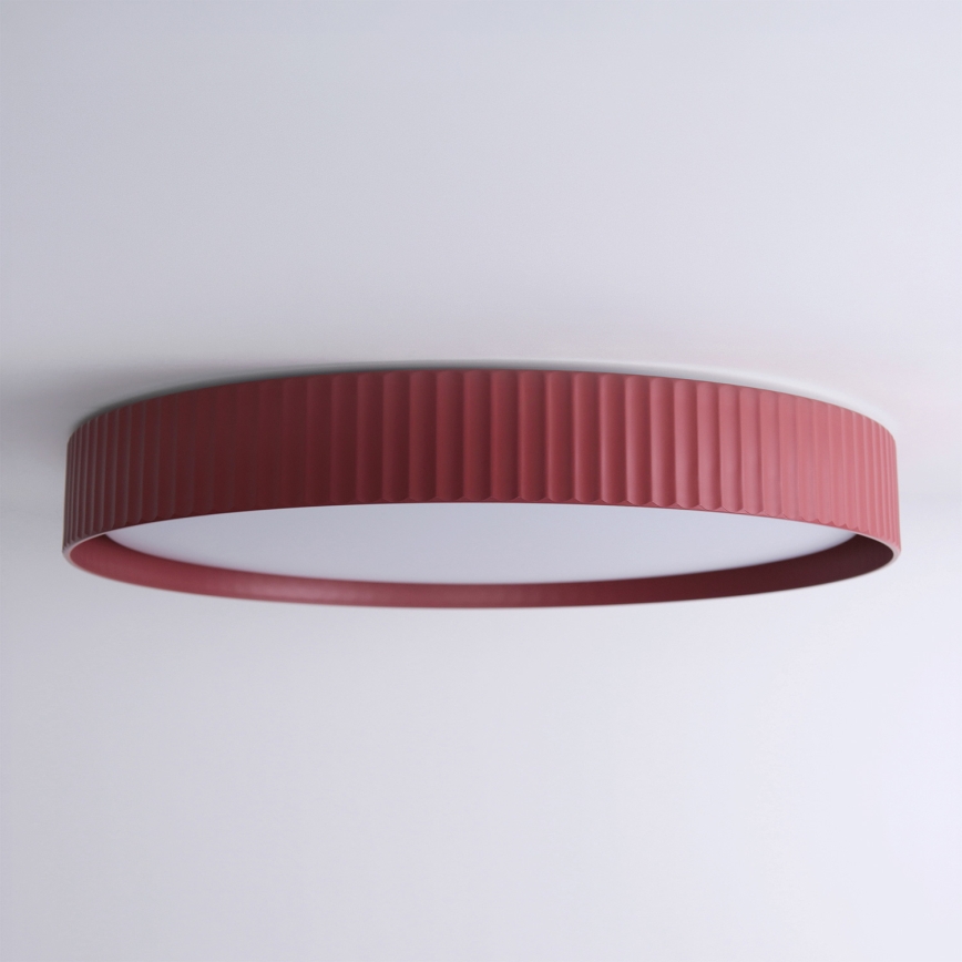 Brilagi - dimeriuojamas LED lubinis šviestuvas LUCIA LED/60W/230V 3000-6500K Ø 59 cm raudonas + nuotolinis valdymas