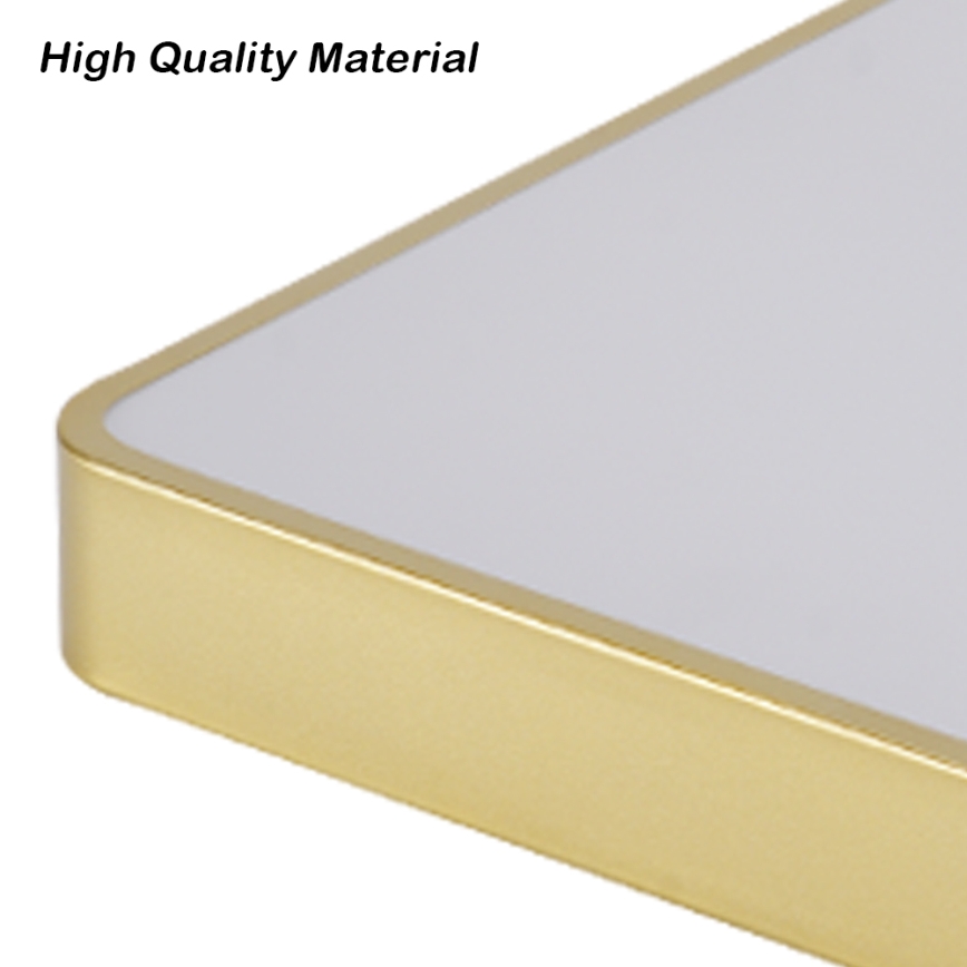 Brilagi - Dimeriuojamas LED lubinis šviestuvas POOL LED/36W/230V 3000-6000K 40x40 cm auksinis + nuotolinis valdymas