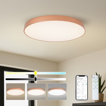 BRILAGI - LED Dimeriuojamas lubinis šviestuvas POOL SMART LED/100W/230V 3000-6000K skersmuo 80 cm Wi-Fi Tuya varinis + nuotolinis valdymas