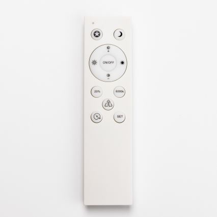 Brilagi - Išmanus lubinis LED šviestuvas su reguliuojamu ryškumu 36W/230V 53x53 cm 2700-6500K Wi-Fi Tuya + su nuotoliniu pultu