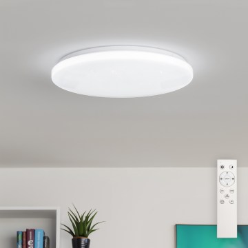 Brilagi - LED dimeriuojamas lubinis šviestuvas SMART STARS LED/36 W/230 V skersmuo 48 cm 3000–6000 K Wi-Fi Tuya Beacon + nuotolinis valdymas