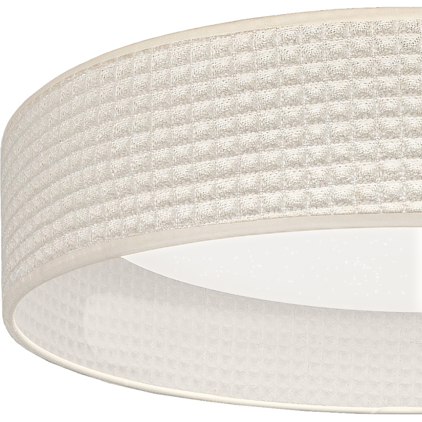 BRILAGI - LED dimeriuojamas lubinis šviestuvas VELVET SMARTIX STARS LED/24W/230V 3000-6000K skers. 45 cm kreminė Wi-Fi Tuya Beacon + nuotolinis valdymas