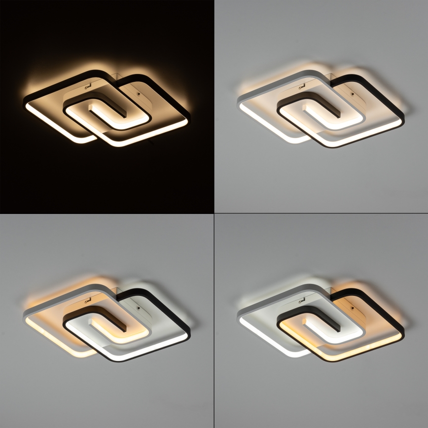 Brilagi - Dimeriuojamas LED lubinis šviestuvas VELO XL LED/98W/230V 3000-6500K 61x61 cm + nuotolinis valdymas