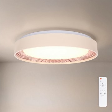 Brilagi - LED dimeriuojamas lubinis šviestuvas WALDO LED/48W/230V 3000–6500K Ø 40 cm smėlinis/auksinis + su nuotoliniu pulteliu