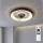 Brilagi - LED dimeriuojamas lubinis ventiliatorius LED/34W/230V 3000-6500K skersmuo 46 cm rudos spalvos + nuotolinis valdymas