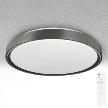 Brilagi - LED dimeriuojamas lubų šviestuvas FANCIA LED/48W/230V 3000-6500K Ø 39 cm antracito spalvos + nuotolinis valdymas