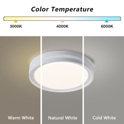 Brilagi - dimeriuojamas LED lubinis šviestuvas KREON LED/54W/230V 3000-6000K, juodas, skersmuo 38 cm + nuotolinis pultelis