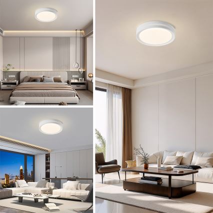 Brilagi - dimeriuojamas LED lubinis šviestuvas KREON LED/54W/230V 3000-6000K, juodas, skersmuo 38 cm + nuotolinis pultelis