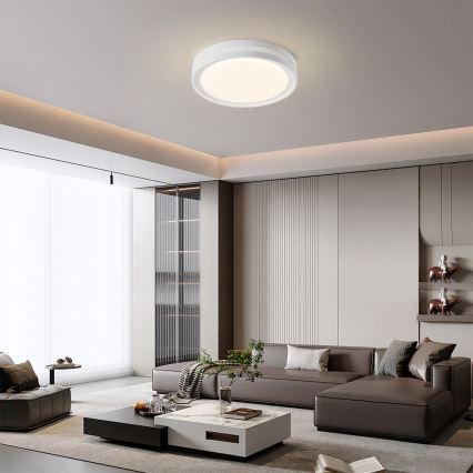 Brilagi - dimeriuojamas LED lubinis šviestuvas KREON LED/54W/230V 3000-6000K, juodas, skersmuo 38 cm + nuotolinis pultelis
